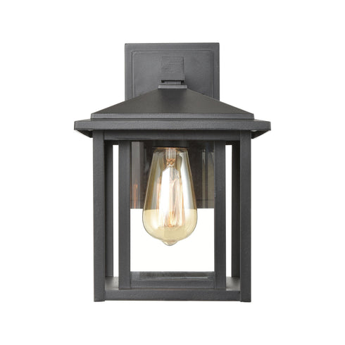 Elk Solitude 1 Light Sconce In Matte Black With Model: 87130/1