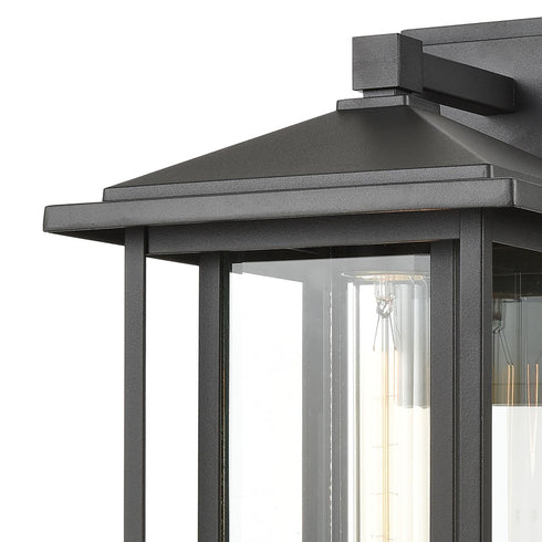 Elk Solitude 1 Light Sconce In Matte Black With Model: 87134/1