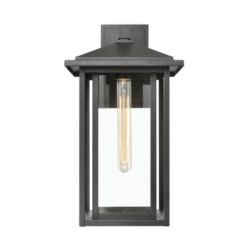 Elk Solitude 1 Light Sconce In Matte Black With Model: 87134/1