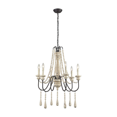 Elk Sommieres 6 Light Chandelier Small Model: 3215-007
