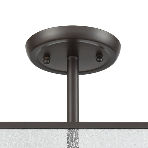 Elk Spencer 2 Light Semi Flush In Oil Rubbed Model: 10351/2