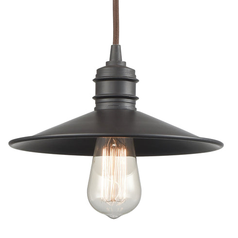 Elk Spindle Wheel 1 Light Adjustable Pendant In Model: 69083/1