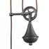 Elk Spindle Wheel 1 Light Adjustable Pendant In Model: 69083/1