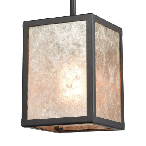 Elk Stasis 1 Light Mini Pendant In Oil Rubbed Model: 16182/1