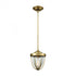 Elk Sturgis 1 Light Mini Pendant In Satin Brass Model: 33120/1