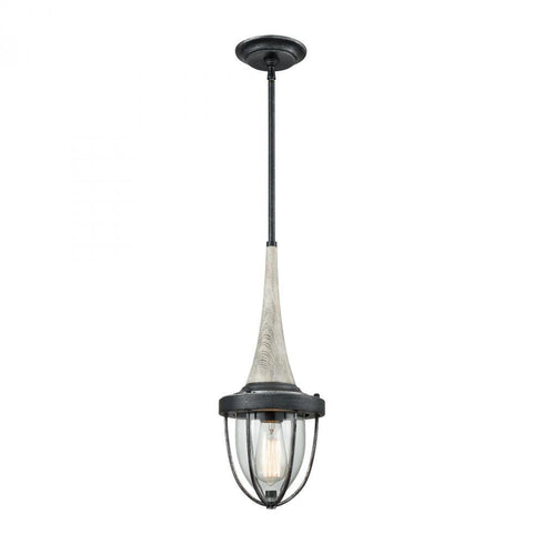 Elk Sturgis 1 Light Mini Pendant In Silvered Model: 33130/1