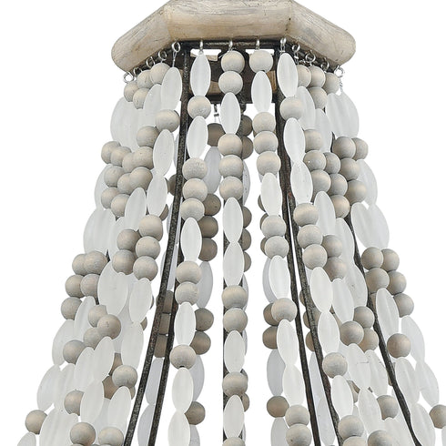 Elk Summerton 4 Light Chandlier In Washed Gray Model: 33193/4