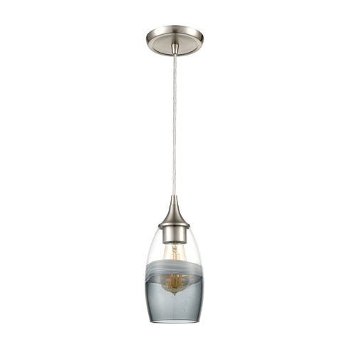 Elk Sutter Creek 1 Light Mini Pendant In Satin Model: 25098/1