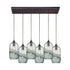 Elk Sutter Creek 6 Light Rectangular Pendant Model: 25102/6RC