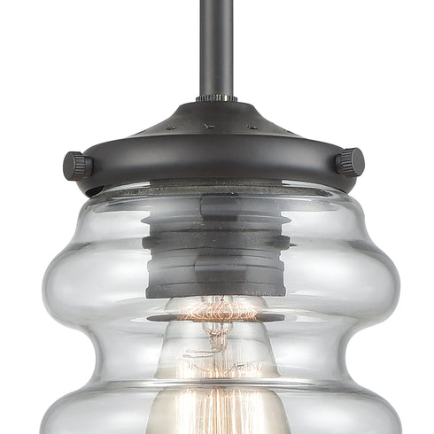 Elk Synchronis 1 Light Mini Pendant In Oil Rubbed Model: 16160/1