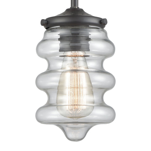 Elk Synchronis 1 Light Mini Pendant In Oil Rubbed Model: 16160/1