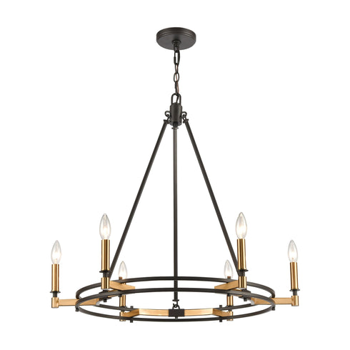 Elk Talia 6 Light Chandelier In Oil Rubbed Bronze Model: 15605/6