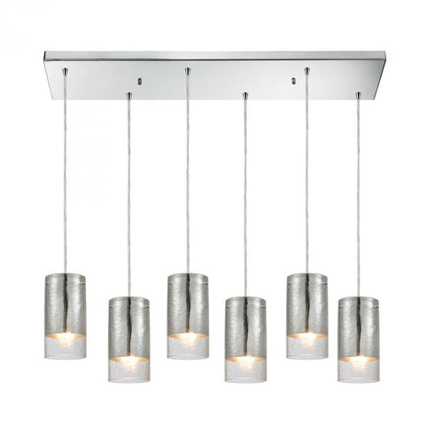 Elk Tallula 6 Light Rectangular Pendant Fixture Model: 10570/6RC