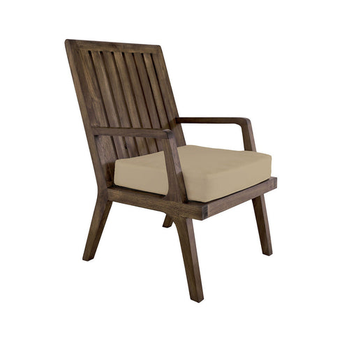 Elk Teak Arm Chair Cushion In Cream Model: 2317010CO