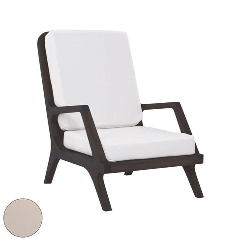 Elk Teak Garden Lounge Chair Cushions In Cream Model: 2317013S-CO