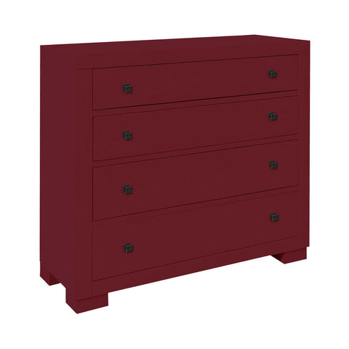 Elk Templeton 4 Drawer Chest In Red Model: 17643