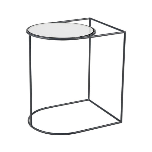 Elk Thermo Accent Table In Grey And Smoked Model: 3200-229