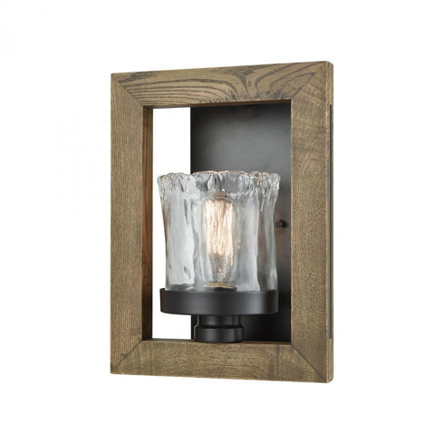 Elk Timberwood 1 Light Wall Lamp In Oil Rubbed Model: 33070/1