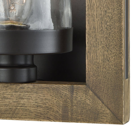 Elk Timberwood 1 Light Wall Lamp In Oil Rubbed Model: 33070/1