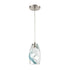 Elk Turbulence 1 Light Mini Pendant In Satin Model: 85211/1