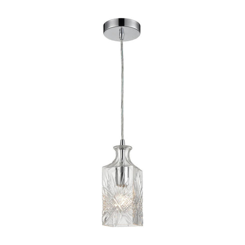 Elk Twickenham 1 Light Mini Pendant Square Model: 1122-054