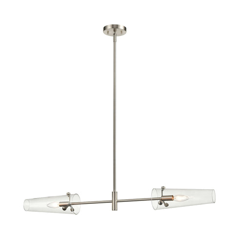 Elk Valante 2 Light Island Light In Satin Nickel Model: 47225/2