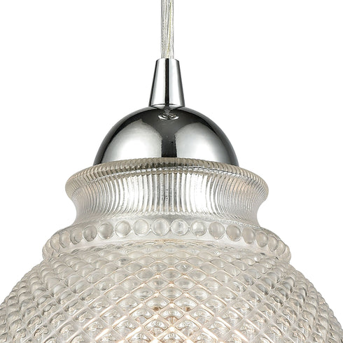 Elk Victoriana 1 Light Mini Pendant In Polished Model: 56590/1