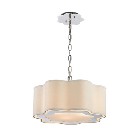 Elk Villoy 3 Light Drum Chandelier In Polished Model: 1140-018