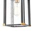 Elk Vincentown 1 Light Hanging In Matte Black Model: 46723/1