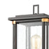 Elk Vincentown 1 Light Post Mount In Matte Black Model: 46724/1
