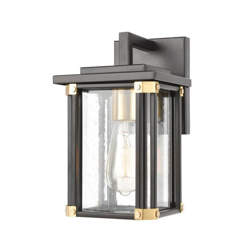 Elk Vincentown 1 Light Sconce In Matte Black With Model: 46720/1