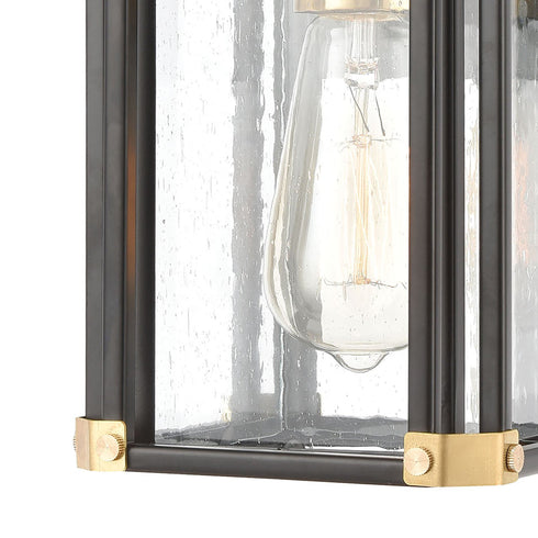 Elk Vincentown 1 Light Sconce In Matte Black With Model: 46720/1