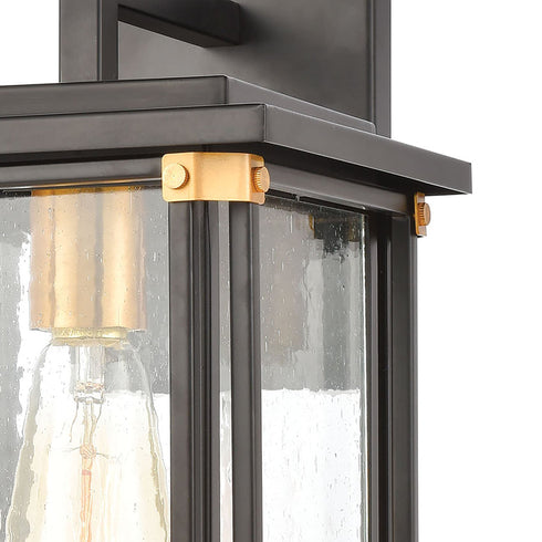 Elk Vincentown 1 Light Sconce In Matte Black With Model: 46721/1