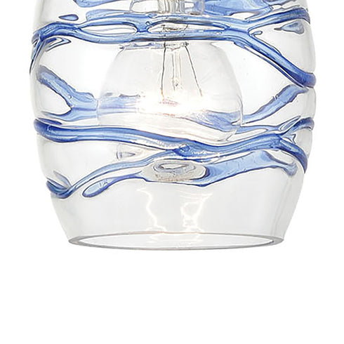 Elk Vines 1 Light Mini Pendant In Satin Nickel Model: 31742/1