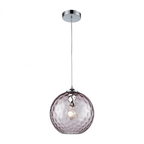 Elk Watersphere 1 Light Mini Pendant In Chrome Model: 31380/1PRP-LA