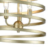Elk Whirlwind 3 Light Pendant In Aged Silver Model: 81353/3