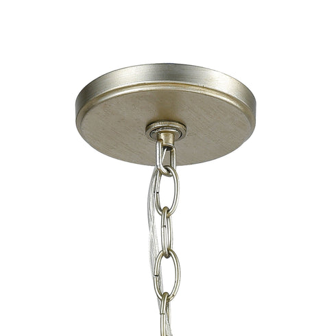 Elk Whirlwind 4 Light Pendant In Aged Silver Model: 81354/4
