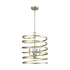Elk Whirlwind 4 Light Pendant In Aged Silver Model: 81354/4