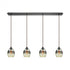 Elk Whisp 4 Light Linear Pendant Fixture In Oil Model: 25122/4LP