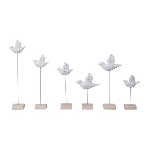 Elk Wooden Bird Set 6 Model: 2516525S
