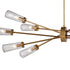 Elk Xenia 10 Light Chandelier In Matte Gold With Model: 66982/10