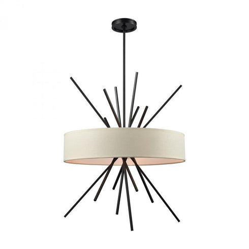 Elk Xenia 5 Light Chandelier In Oil Rubbed Bronze Model: 66914/5