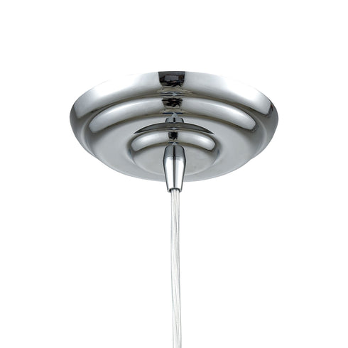 Elk Zigzag 1 Light Mini Pendant In Polished Model: 56650/1