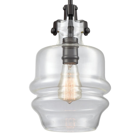Elk Zumbia 1 Light Mini Pendant In Oil Rubbed Model: 60100/1
