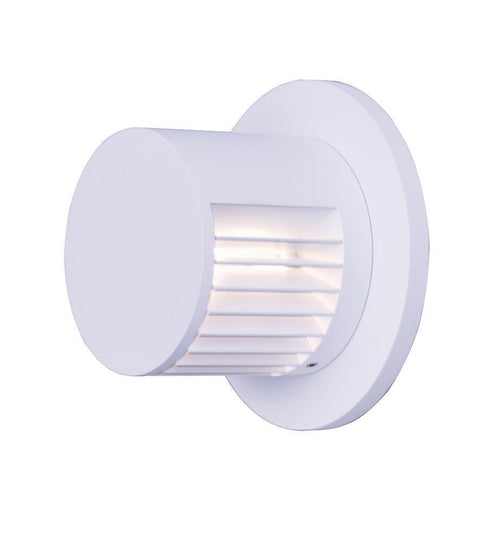 ET2 Alumilux: Spoked LED Outdoor Wall Sconce Model: E41386-SA