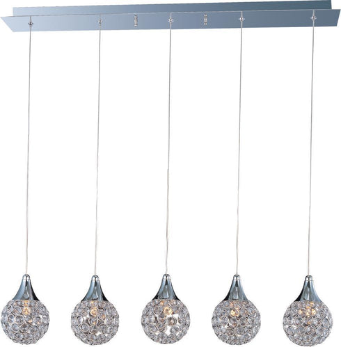 ET2 Brilliant 5 Light Pendant Model: E24025-20PC