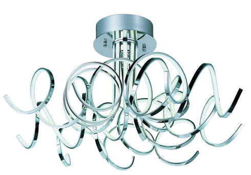 ET2 Chaos LED Semi Flush Mount Model: E21410-PC