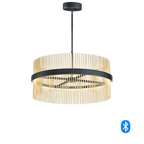 ET2 Chimes Single Pendant Model: E34207-BKSN