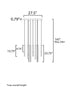 ET2 Diaphane Multi Light Pendant Model: E11032-95BK