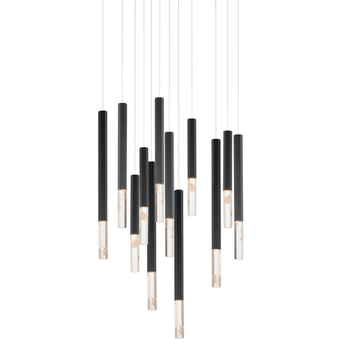 ET2 Diaphane Multi Light Pendant Model: E11032-95BK